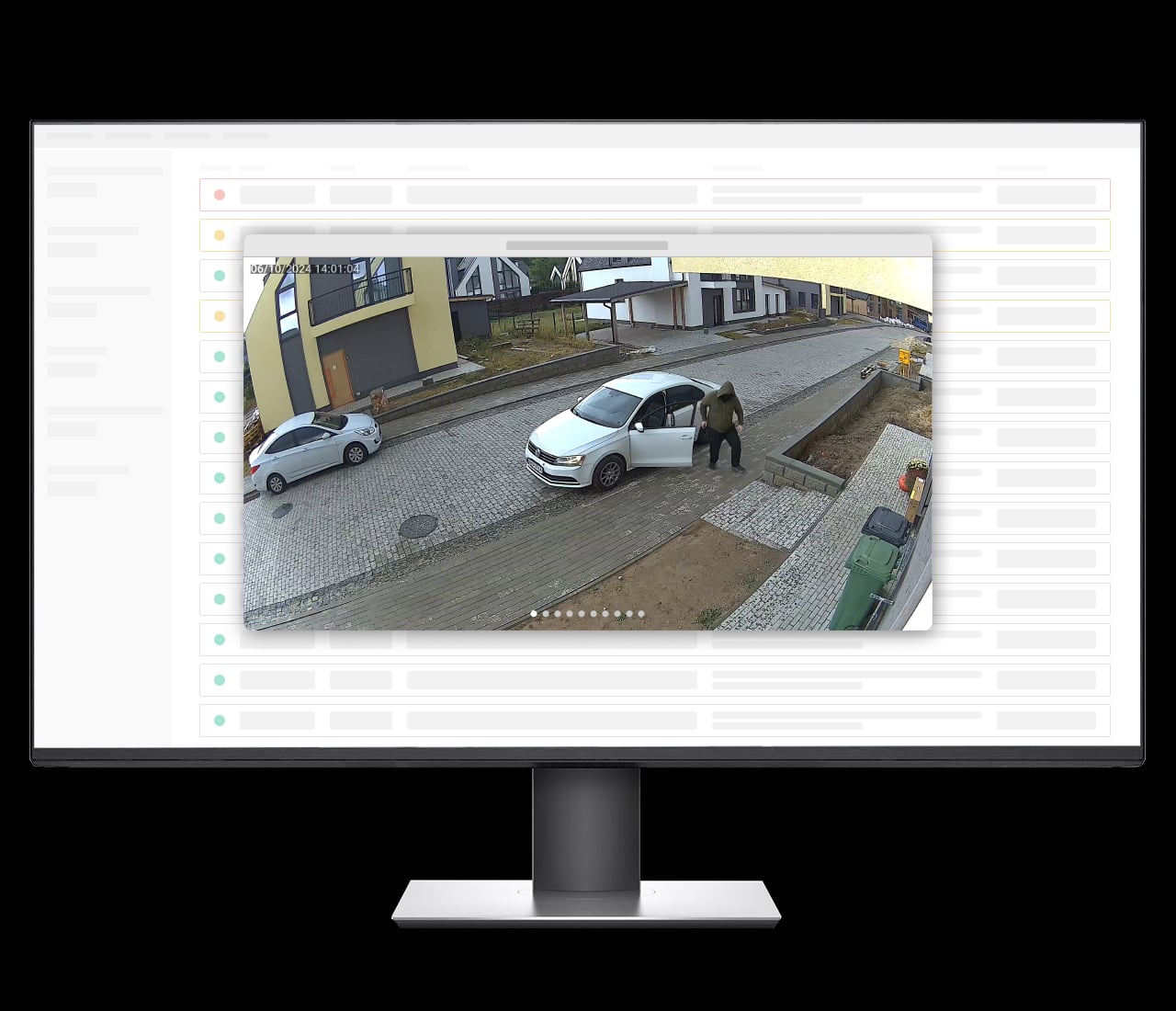 Visual verification via Ajax cameras