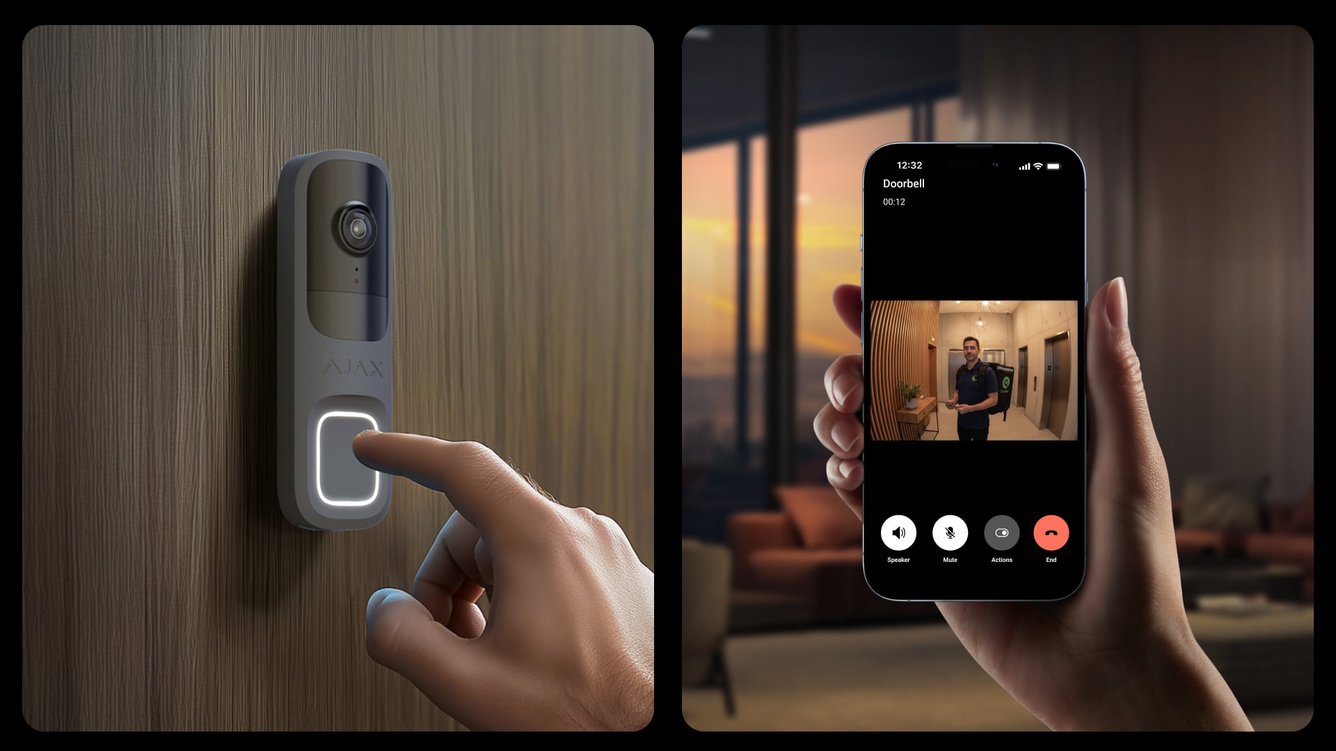 Never miss a visitor: in-app calls from DoorBell