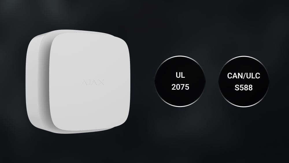 UL certification is complete for FireProtect 2 RB (CO) UL Jeweller