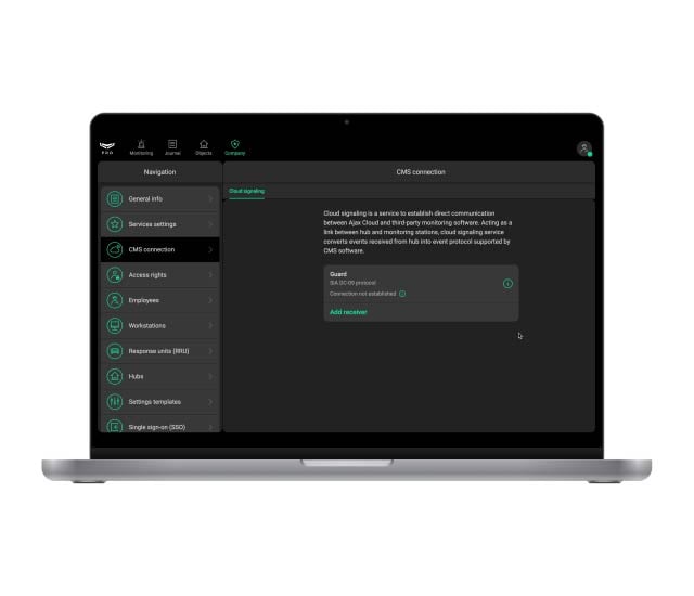 Customizable event codes