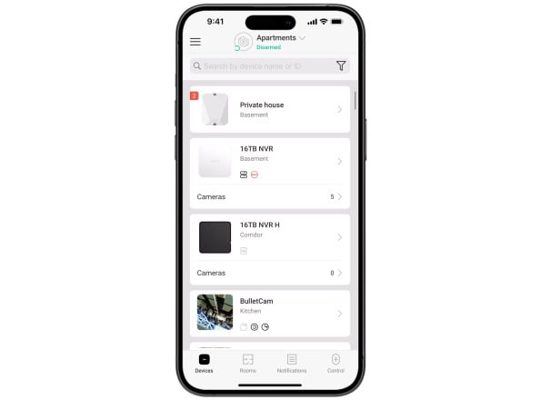 Search and filters for fast navigation