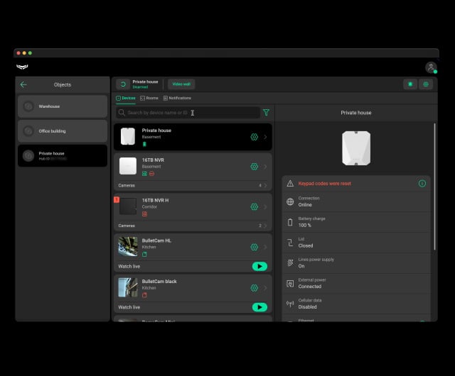 Search and filters for fast navigation