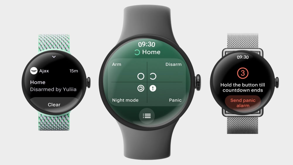 App Ajax Security System para Wear OS