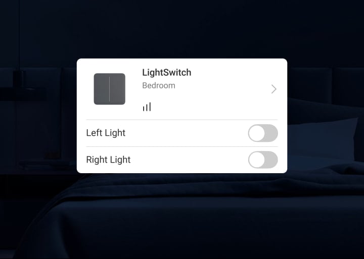 Controllo dell'illuminazione tramite smartphone